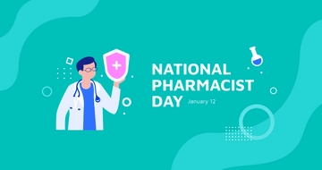 Free National Pharmacist Day Facebook Post Template to Edit Online