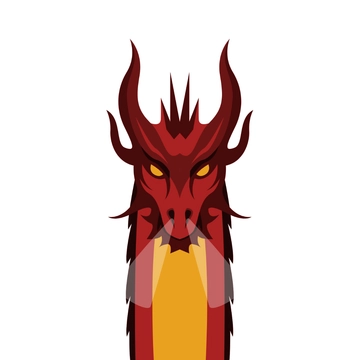 Free Angry Dragon Clipart Template to Edit Online