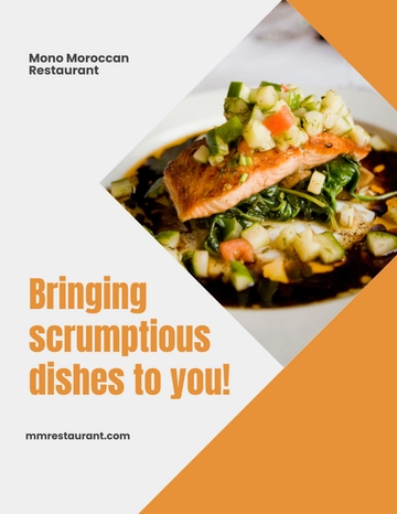 Free Restaurant Delivery Flyer Template to Edit Online