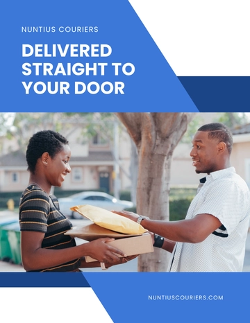 Free Home Delivery Flyer Template to Edit Online