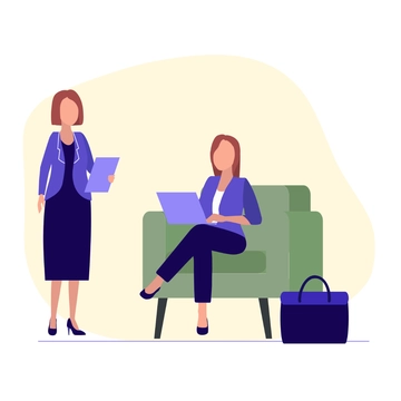 Free Office Business Woman Clipart Template to Edit Online