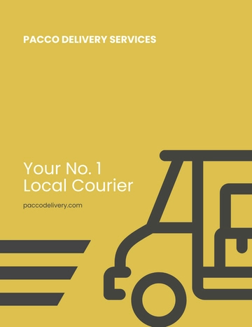 Free Package Delivery Flyer Template to Edit Online