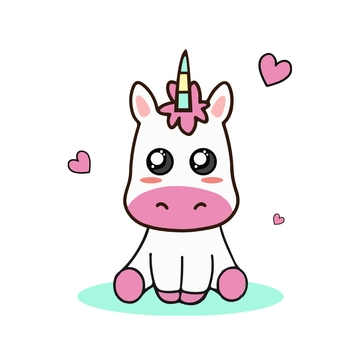 Free Cute Unicorn Clipart Template to Edit Online
