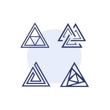Free Triangle Alchemy Clipart Template to Edit Online