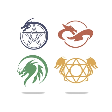 Free Dragon Alchemy Clipart Template to Edit Online