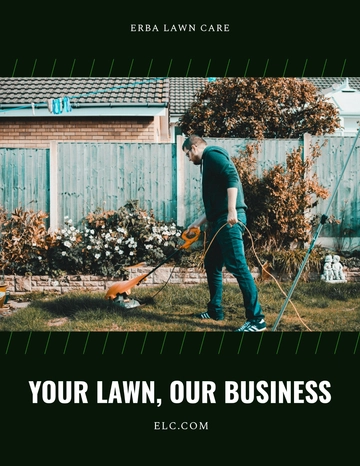 Free Lawn Care Business Flyer Template to Edit Online