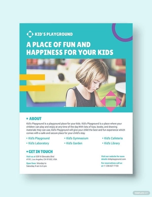 Play School Flyer Template