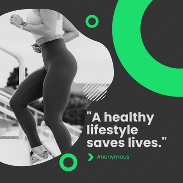 Free Healthy Lifestyle Quote Post, Instagram, Facebook Template to Edit Online Free Healthy Lifestyle Quote Post, Instagram, Facebook Template to Edit Online