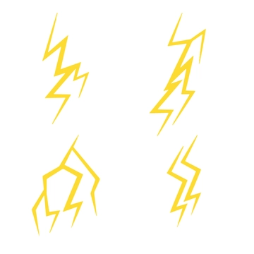 Free Simple Lightning Clipart Template to Edit Online