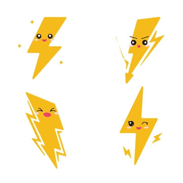 Free Cute Lightning Clipart Template to Edit Online