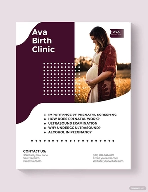 Pregnancy Flyer Template