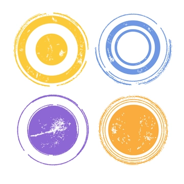 Free Grunge Circle Clipart Template to Edit Online