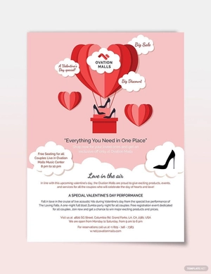 Valentines Day Flyer Template