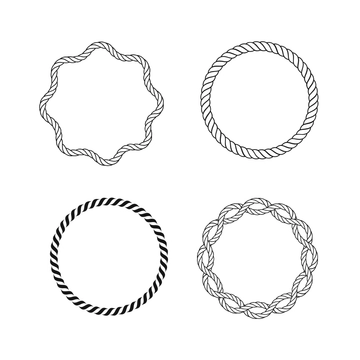 Free Rope Circle Clipart Template to Edit Online
