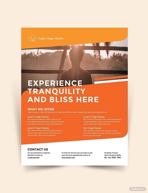 Yoga Studio Flyer Template