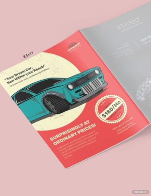 Car Dealer Magazine Ads Template