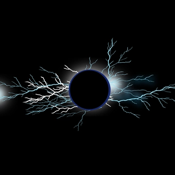 Free Lightning Circle Clipart Template to Edit Online
