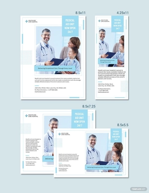 Health care Magazine Ads Template