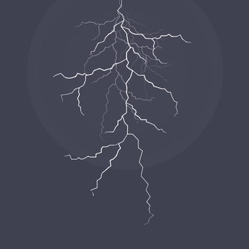 Free Lightning Strike Clipart Template to Edit Online