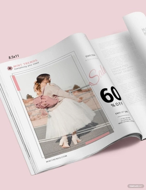 Product Sale Magazine Ads Template