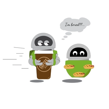 Free Funny Robot Clipart Template to Edit Online
