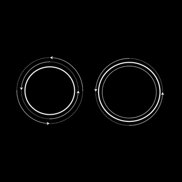 Free White Circle Clipart Template to Edit Online