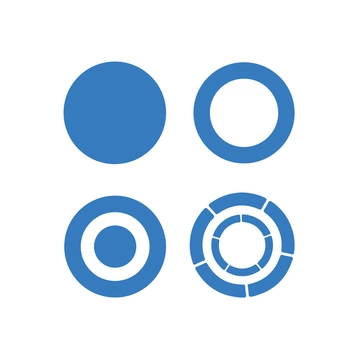 Free Blue Circle Clipart Template to Edit Online