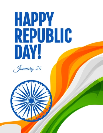 Free Happy Republic Day Flyer Template to Edit Online
