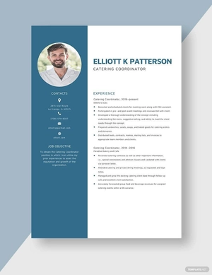 Catering Coordinator Resume