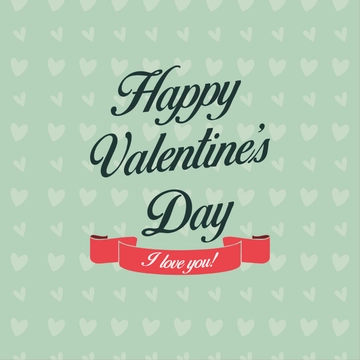 Free Retro Valentines Clipart Template to Edit Online