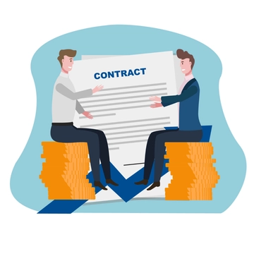 Free Business Negotiation Clipart Template to Edit Online