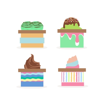 Free Ice Cream Packaging Clipart Template to Edit Online