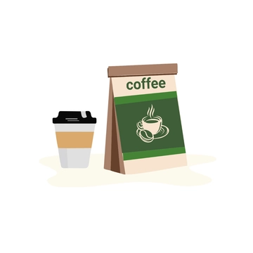 Free Coffee Packaging Clipart Template to Edit Online