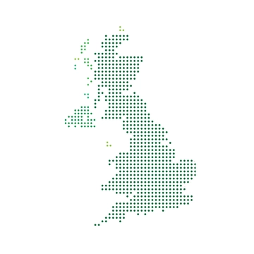 Free Dotted UK Map Clipart Template to Edit Online