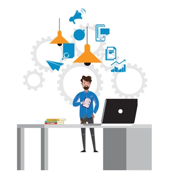Free Business Management Clipart Template to Edit Online