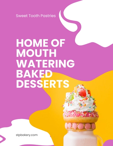 Free Dessert Bakery Flyer Template to Edit Online Free Dessert Bakery Flyer Template to Edit Online