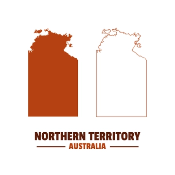 Free Northern Australia Map Clipart Template to Edit Online