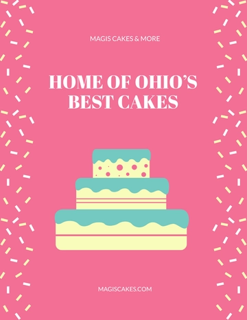 Free Cake Shop Flyer Template to Edit Online Free Cake Shop Flyer Template to Edit Online