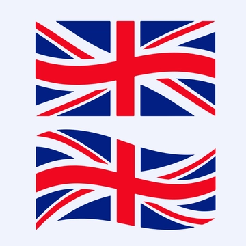 Free Simple UK Flag Clipart Template to Edit Online