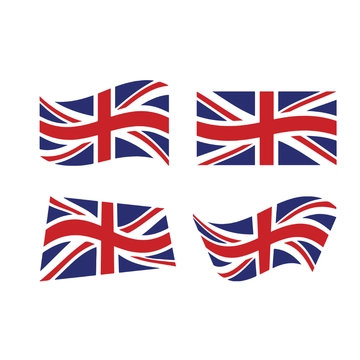 Free Wavy UK Flag Clipart Template to Edit Online