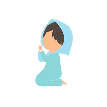 Free Cute Praying Clipart Template to Edit Online
