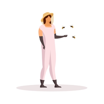 Free Beekeeper Clipart Template to Edit Online