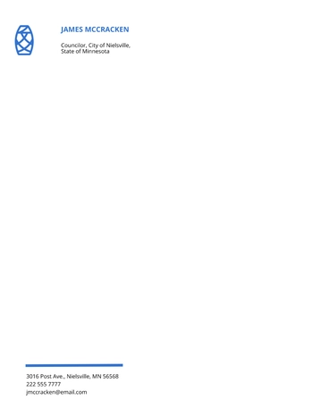 Free Modern Official Letterhead Template to Edit Online