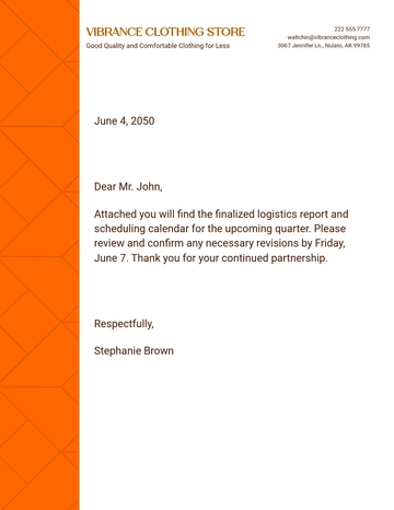 Free Personal Business Letterhead Template to Edit Online