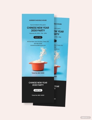 Simple Admission Ticket Template