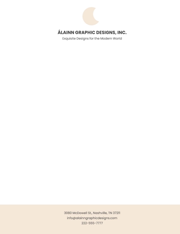 Free Graphic Design Business Letterhead Template to Edit Online