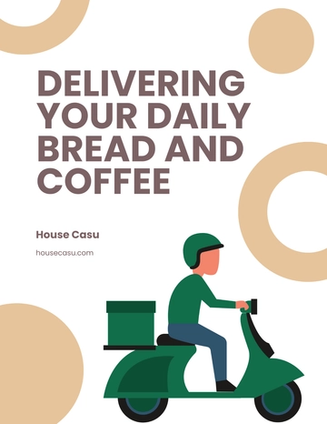 Free Cafe Delivery Flyer Template to Edit Online