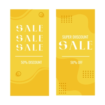 Free Sale Banner Vector Template to Edit Online