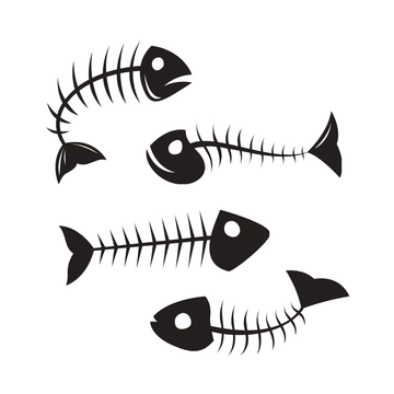 Free Fish Bone Clipart Template to Edit Online