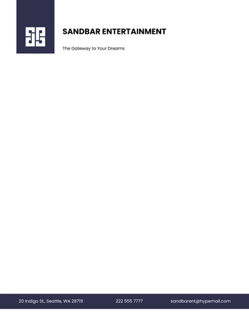 Free Official Company Letterhead Template to Edit Online